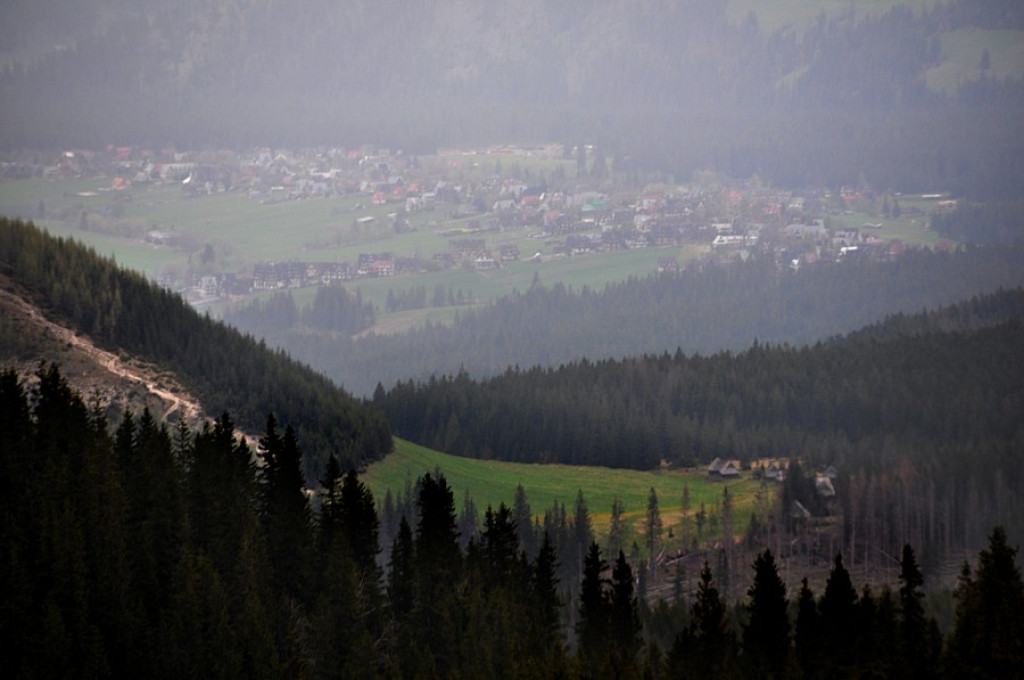 Tatry w deszczu, mgle i chmurach
