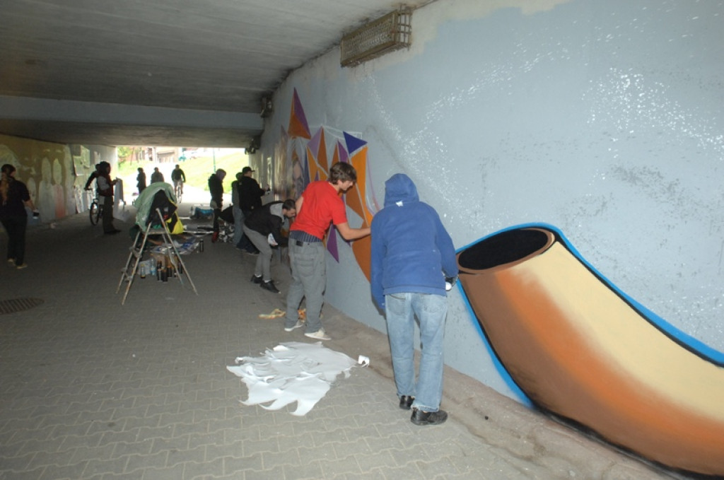 Nowy Targ: Tunel pod zakopianką jak galeria malarstwa