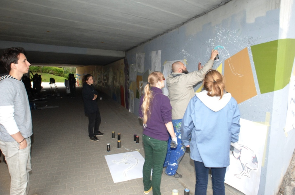 Nowy Targ: Tunel pod zakopianką jak galeria malarstwa