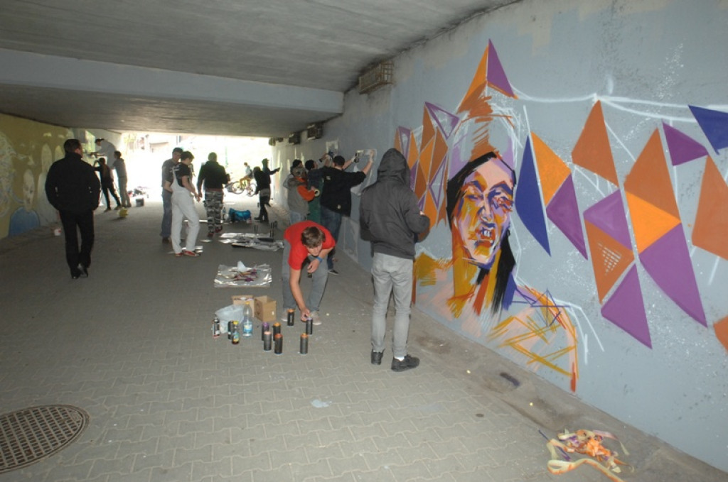 Nowy Targ: Tunel pod zakopianką jak galeria malarstwa