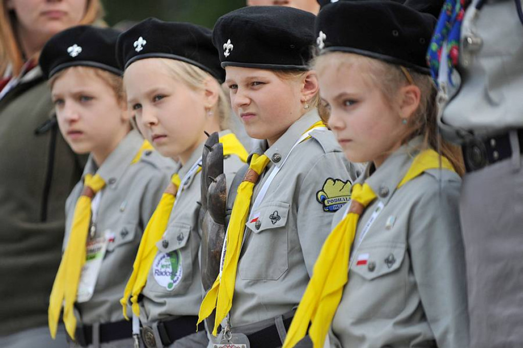 Zlot ZHP w Zakopanem: Uroczystości na Placu Niepodległości