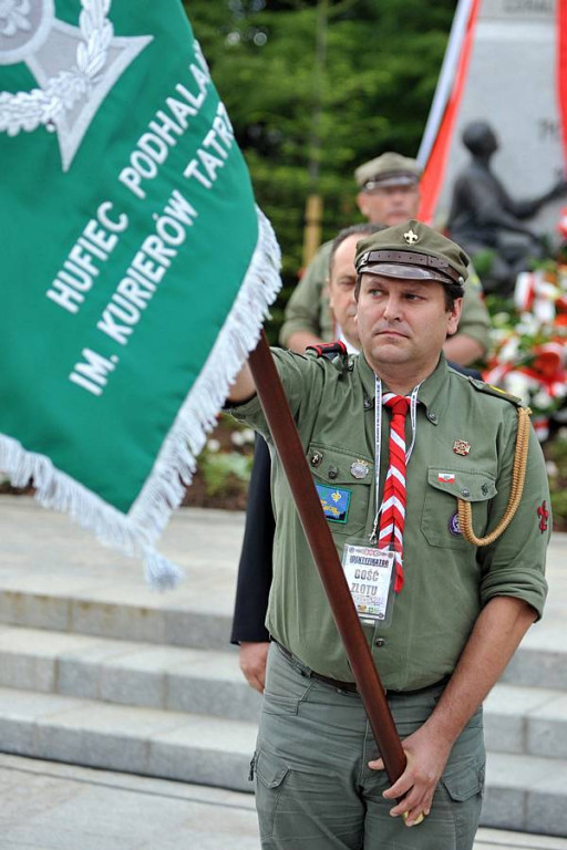 Zlot ZHP w Zakopanem: Uroczystości na Placu Niepodległości