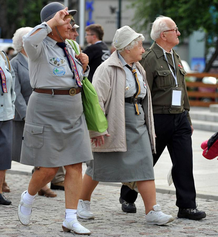 Zlot ZHP w Zakopanem: Uroczystości na Placu Niepodległości