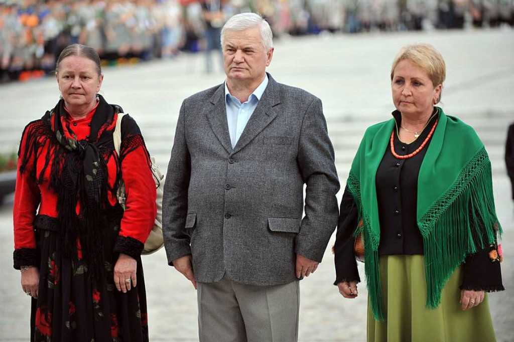 Zlot ZHP w Zakopanem: Uroczystości na Placu Niepodległości