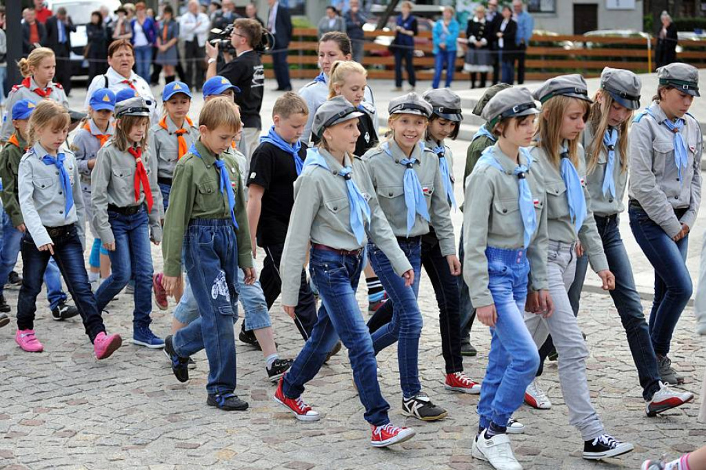 Zlot ZHP w Zakopanem: Uroczystości na Placu Niepodległości