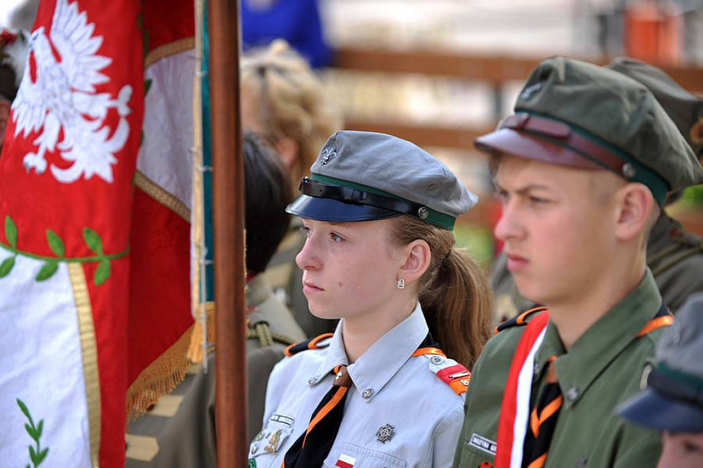 Zlot ZHP w Zakopanem: Uroczystości na Placu Niepodległości