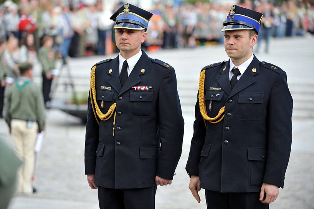 Zlot ZHP w Zakopanem: Uroczystości na Placu Niepodległości