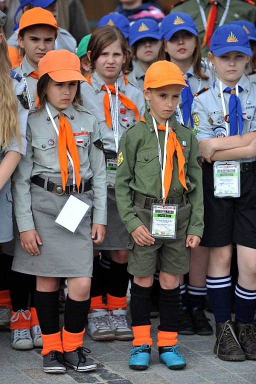 Zlot ZHP w Zakopanem: Uroczystości na Placu Niepodległości