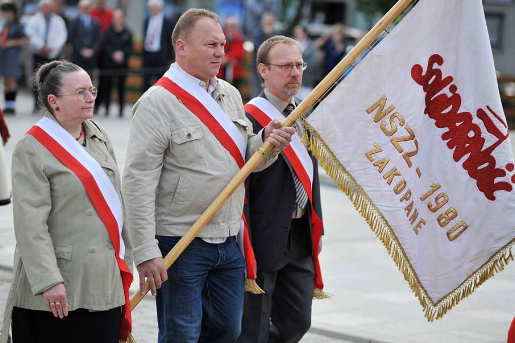 Zlot ZHP w Zakopanem: Uroczystości na Placu Niepodległości