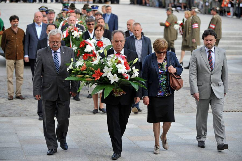 Zlot ZHP w Zakopanem: Uroczystości na Placu Niepodległości