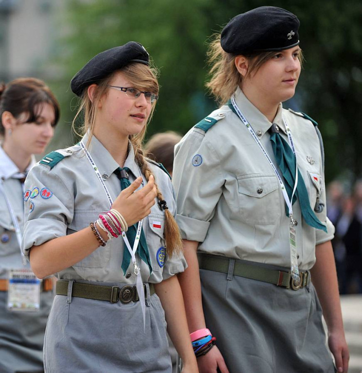 Zlot ZHP w Zakopanem: Uroczystości na Placu Niepodległości