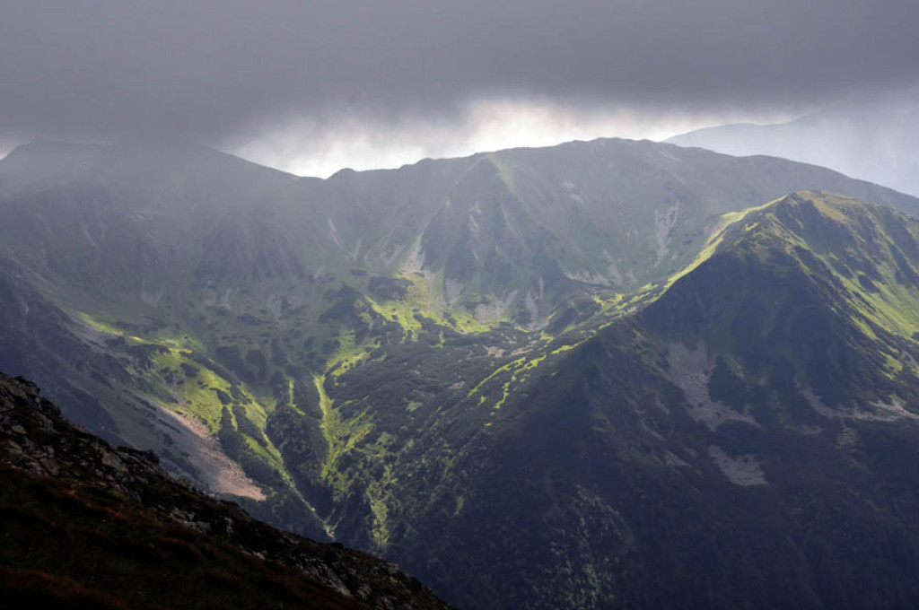 Tatry w deszczu, mgle i chmurach...