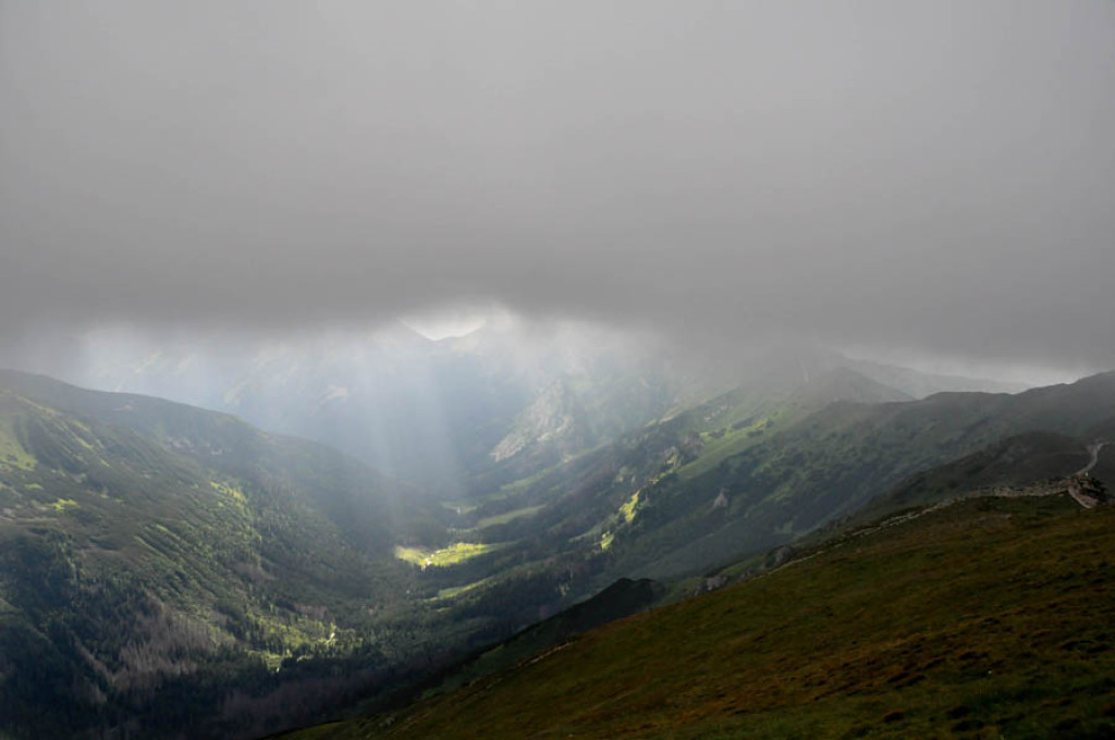 Tatry w deszczu, mgle i chmurach...