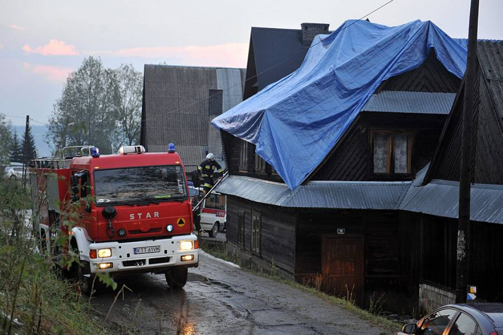 Nawałnica nad gminą Bukowina Tatrzańska