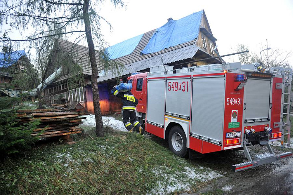 Nawałnica nad gminą Bukowina Tatrzańska