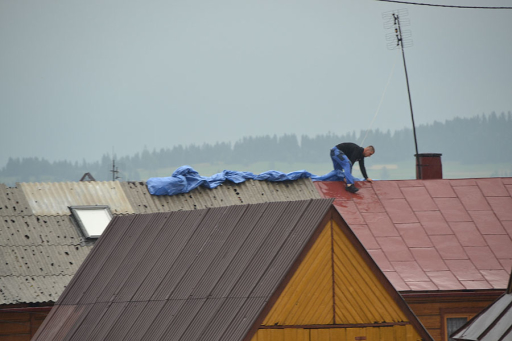 Nawałnica nad gminą Bukowina Tatrzańska