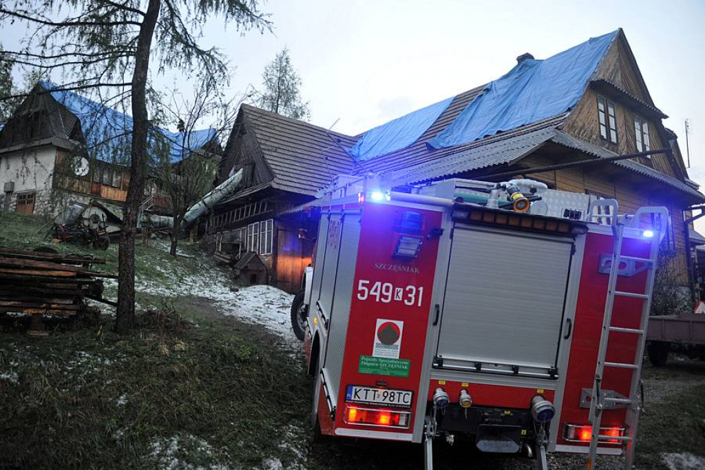 Nawałnica nad gminą Bukowina Tatrzańska