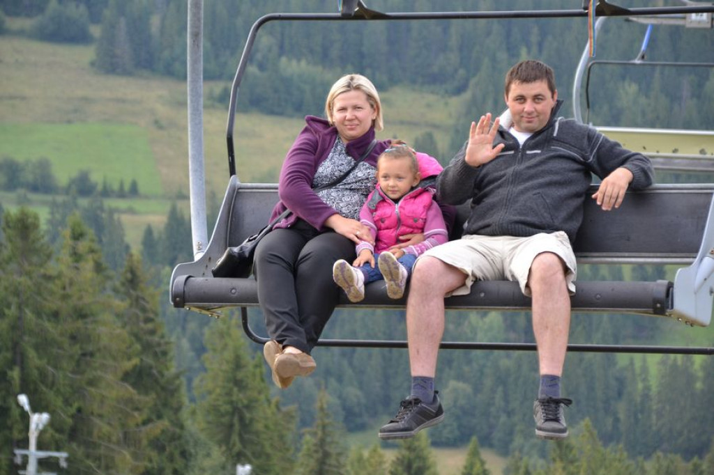 Rusiński Wierch: Balet z widokiem na Tatry