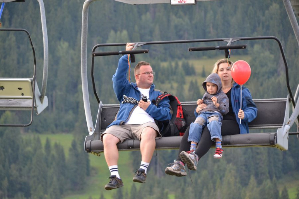 Rusiński Wierch: Balet z widokiem na Tatry