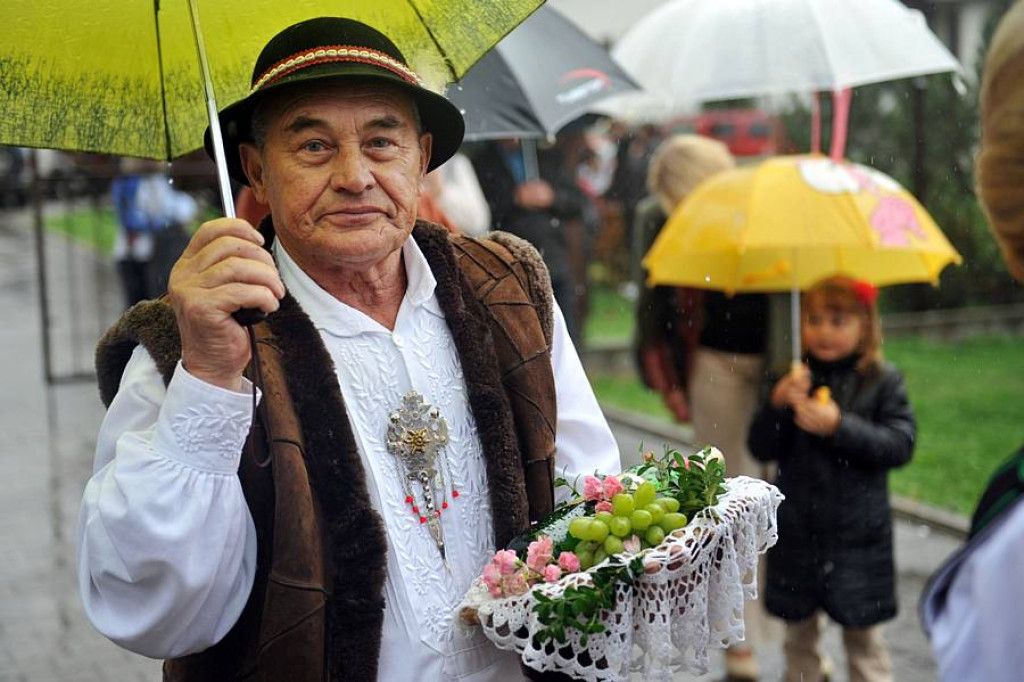 Deszczowe 36. Dożynki Podhalańskie w Ludźmierzu