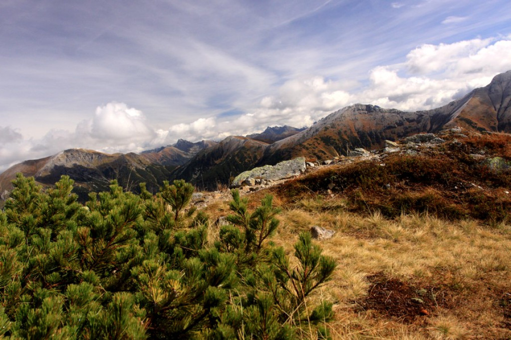 Jesienne Tatry, jesienny Ornak