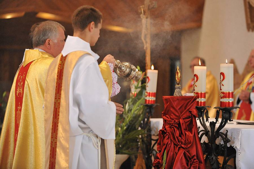 Relikwie Św. Floriana i poświęcenie sikawki w Bukowinie Tatrzańskiej