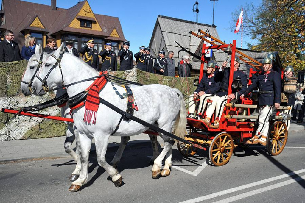 Relikwie Św. Floriana i poświęcenie sikawki w Bukowinie Tatrzańskiej