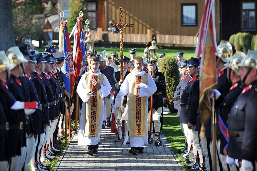 Relikwie Św. Floriana i poświęcenie sikawki w Bukowinie Tatrzańskiej