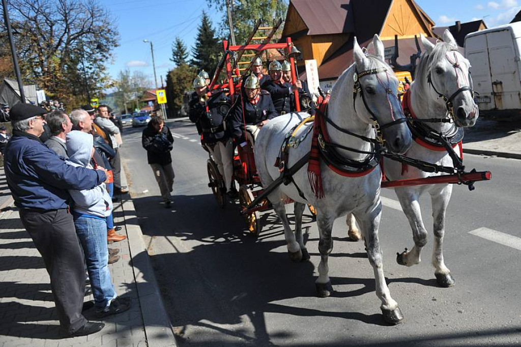 Relikwie Św. Floriana i poświęcenie sikawki w Bukowinie Tatrzańskiej