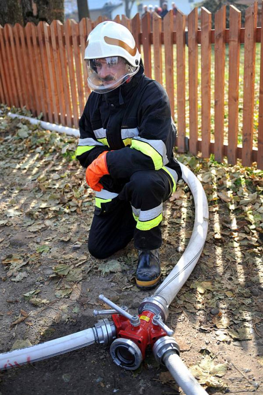 Ćwiczenia strażackie w Chochołowie