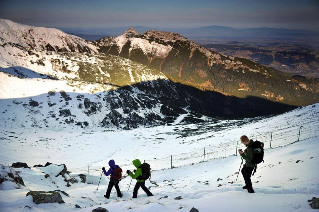 Niedzielny poranek na Kasprowym Wierchu