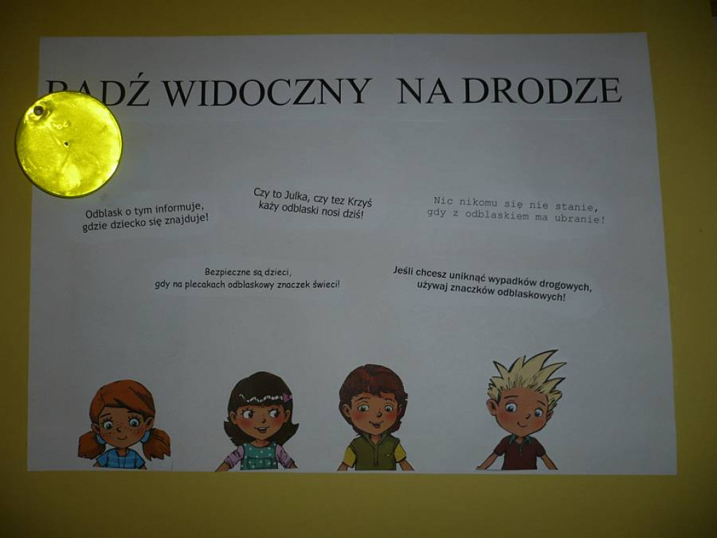 Odblaskowa szkoła w Brzegach
