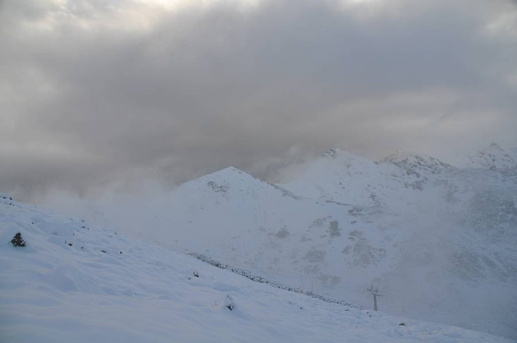 Jesienne Tatry w zimowej odsłonie