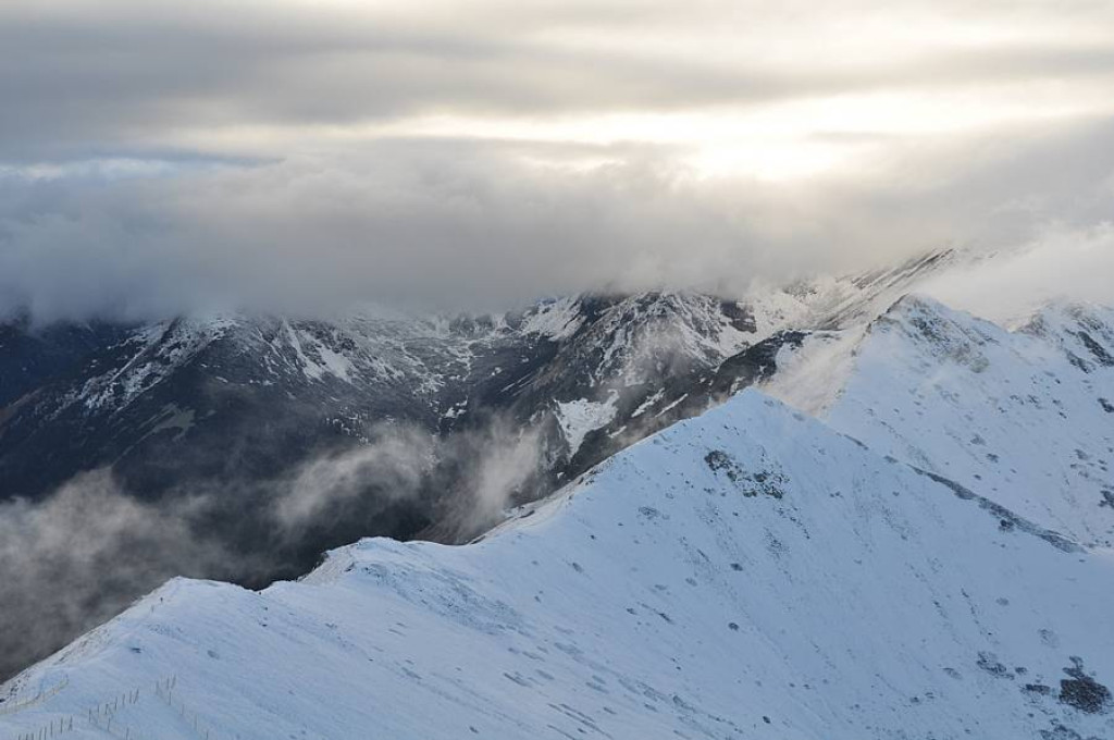 Jesienne Tatry w zimowej odsłonie