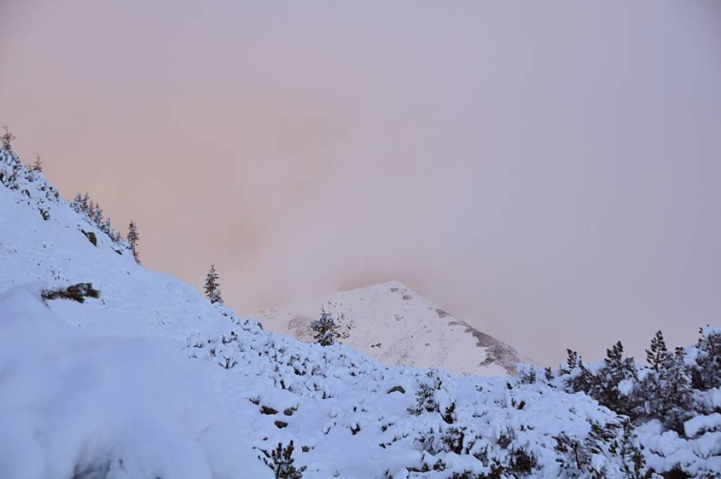 Jesienne Tatry w zimowej odsłonie