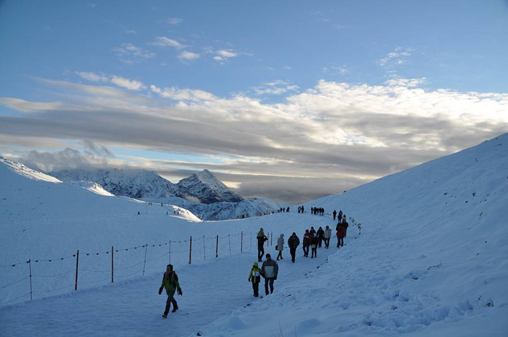 Jesienne Tatry w zimowej odsłonie