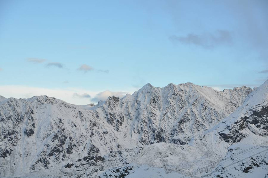 Jesienne Tatry w zimowej odsłonie