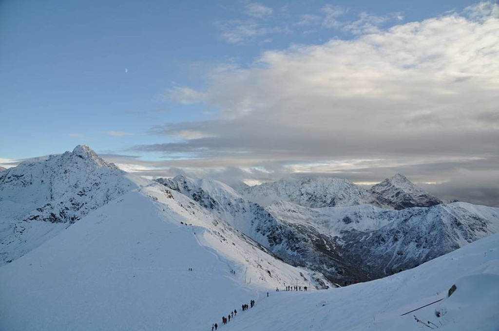 Jesienne Tatry w zimowej odsłonie