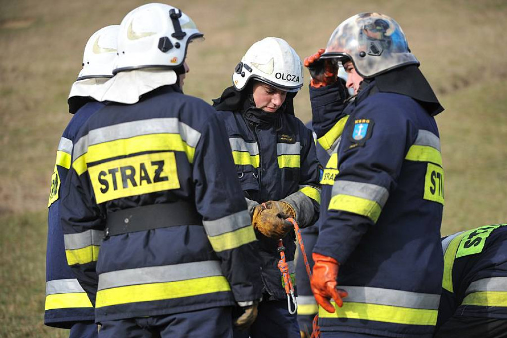 Strażackie ćwiczenia na zakopiańskiej Harendzie