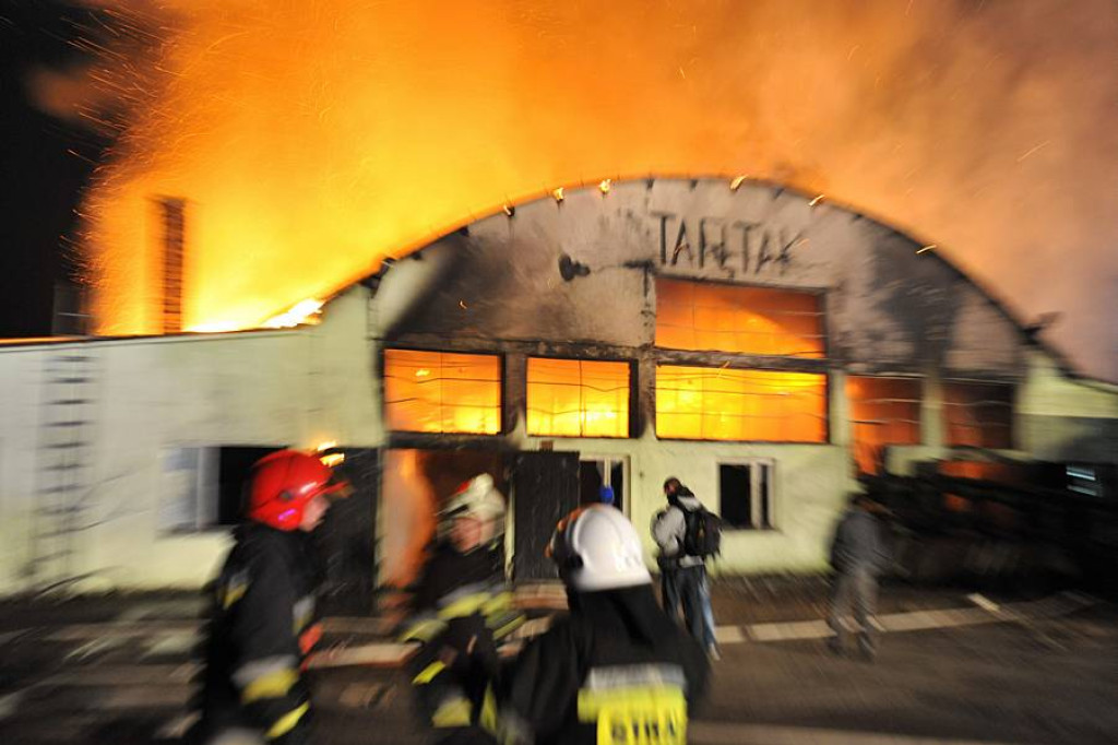 Nowy Targ: Nocny pożar tartaku