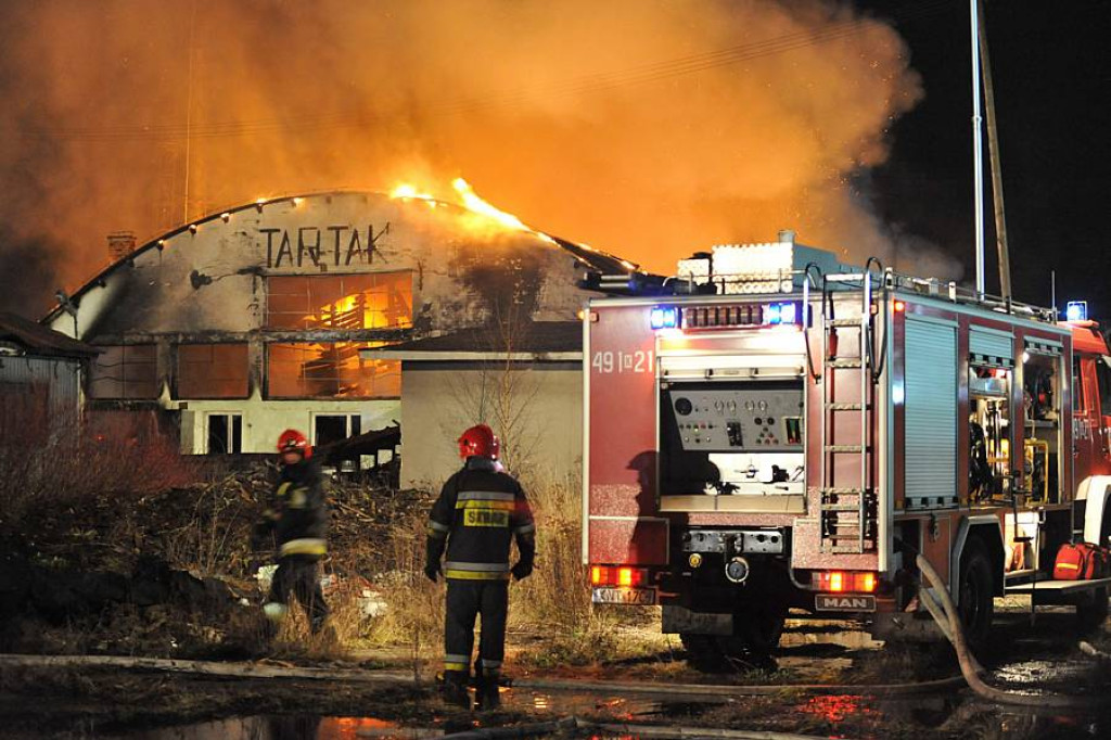 Nowy Targ: Nocny pożar tartaku