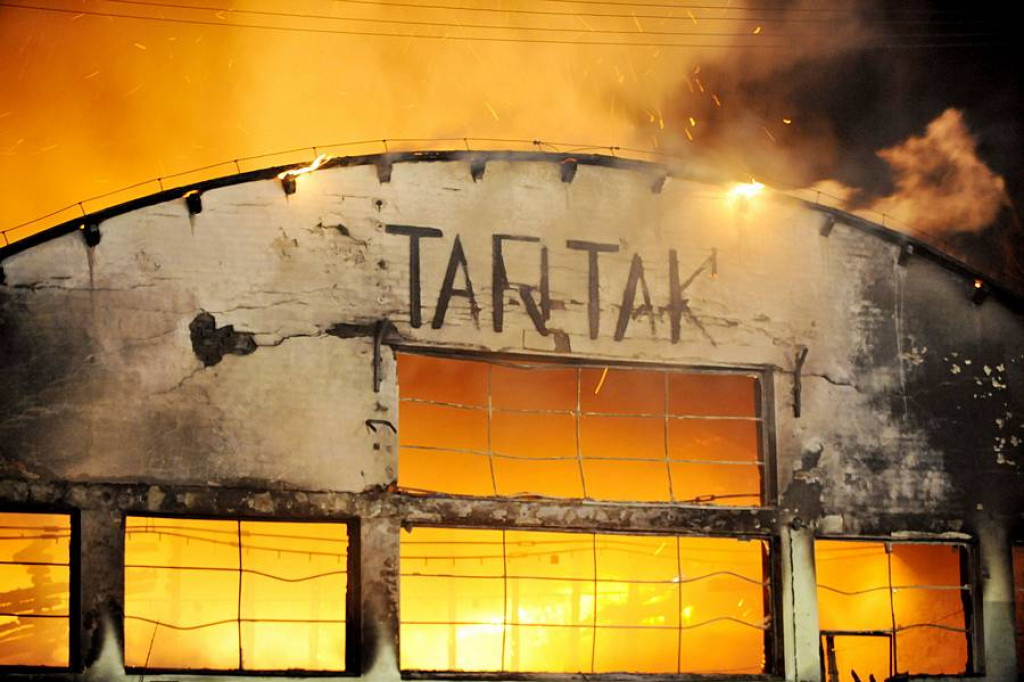 Nowy Targ: Nocny pożar tartaku