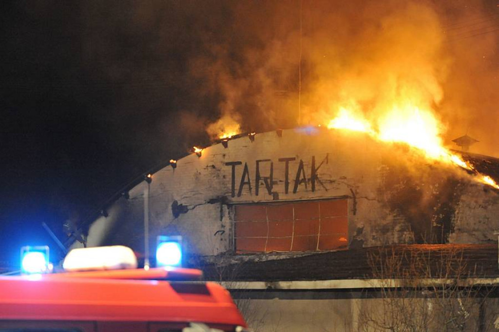 Nowy Targ: Nocny pożar tartaku