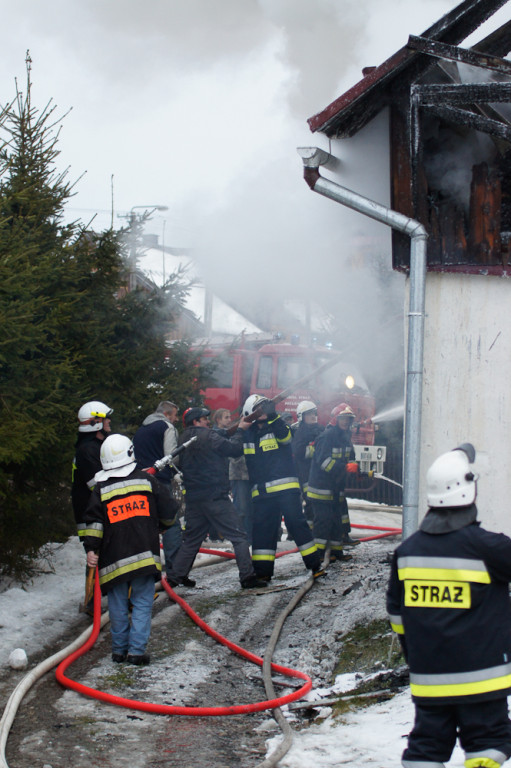 Pożar w Kluszkowcach