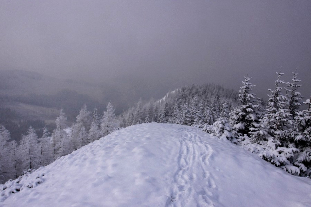 Chmury, śnieg i wreszcie zima w Tatrach
