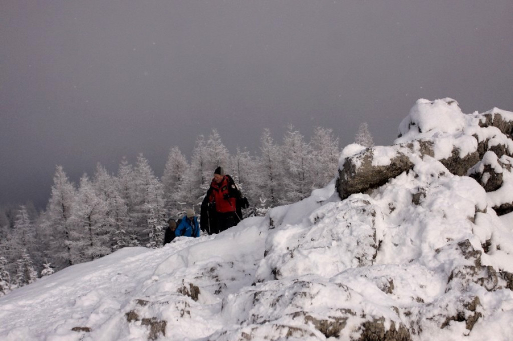 Chmury, śnieg i wreszcie zima w Tatrach