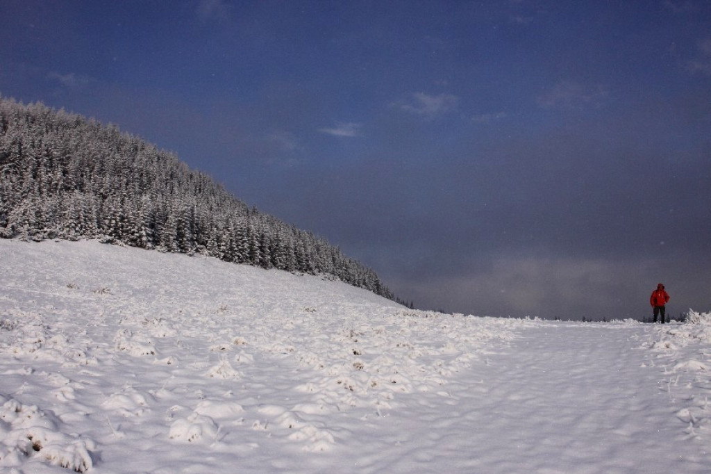 Chmury, śnieg i wreszcie zima w Tatrach