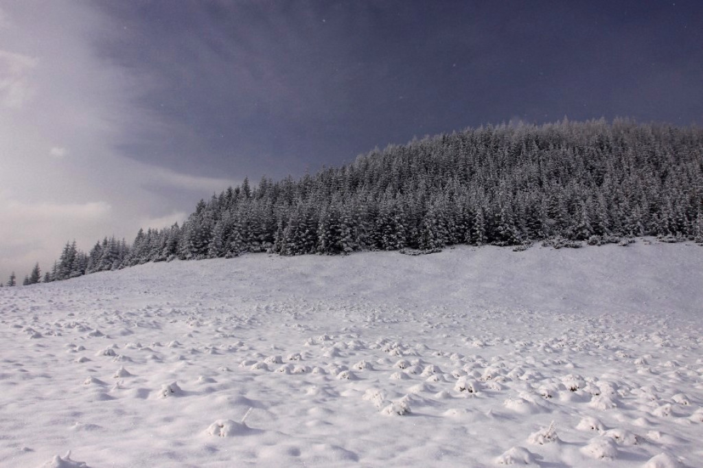 Chmury, śnieg i wreszcie zima w Tatrach