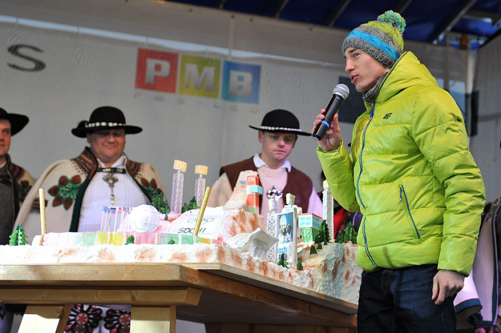 Tłumy witały Kamila Stocha