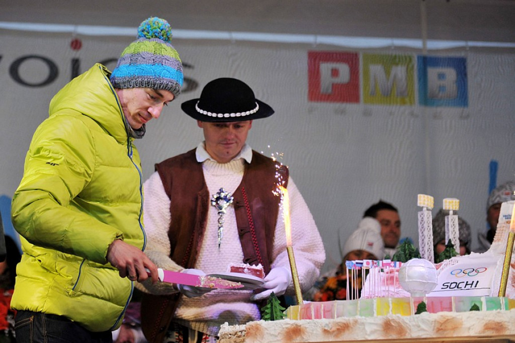 Tłumy witały Kamila Stocha
